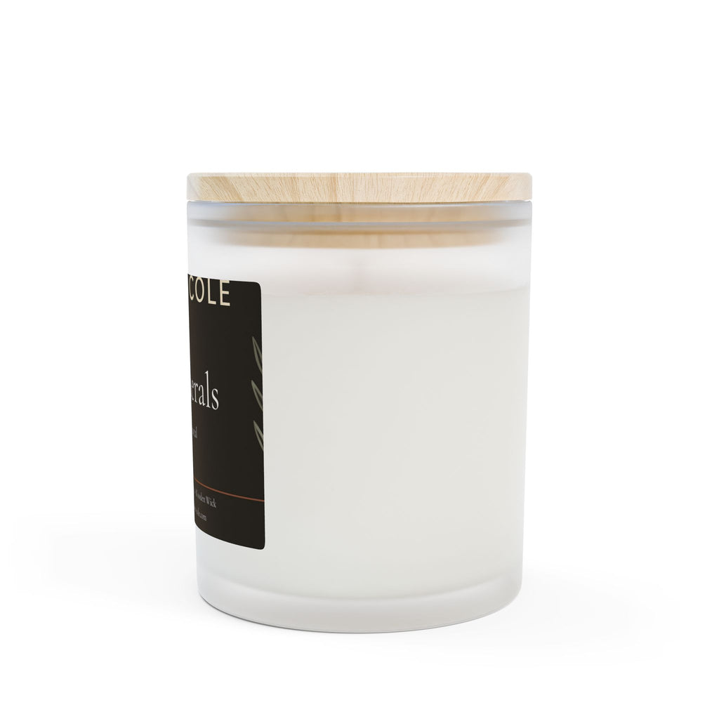 Hand-Poured Soy Candle Frosted Glass | 11oz | Ember & Cole