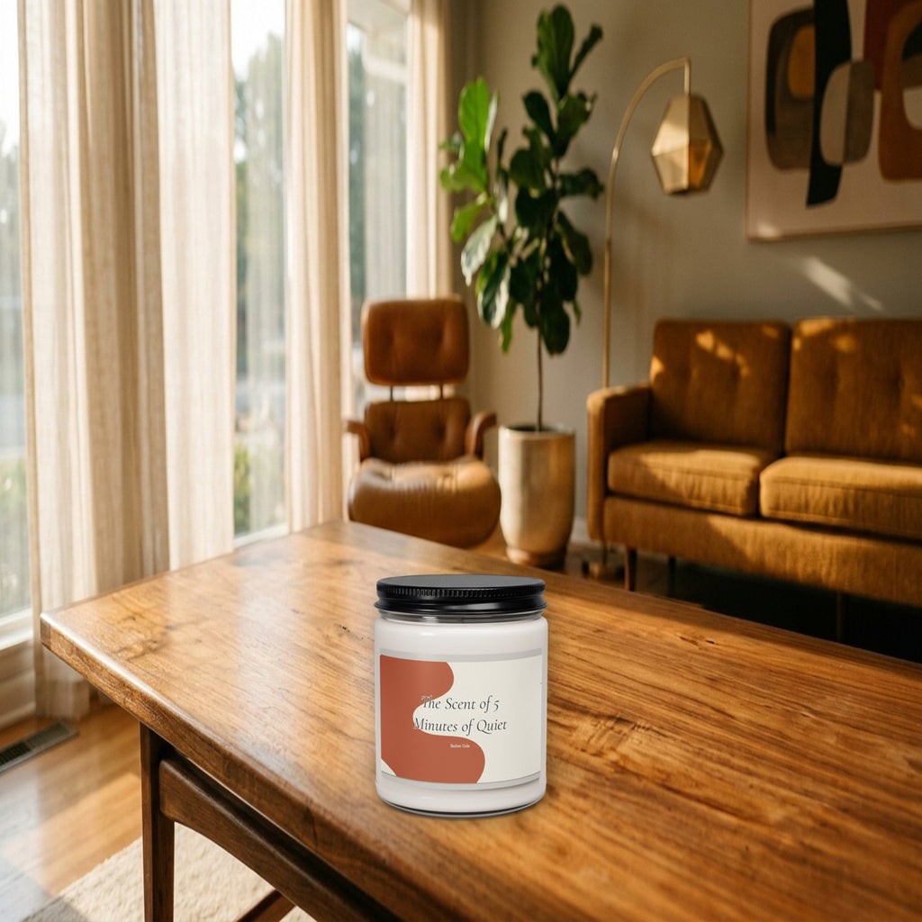 Funny Mom Gift Candle — Finally Alone | Soy Candle Gift for Her — lifestyle 1