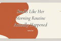 Funny Morning Routine Candle — Soy Candle Gift for Her — label