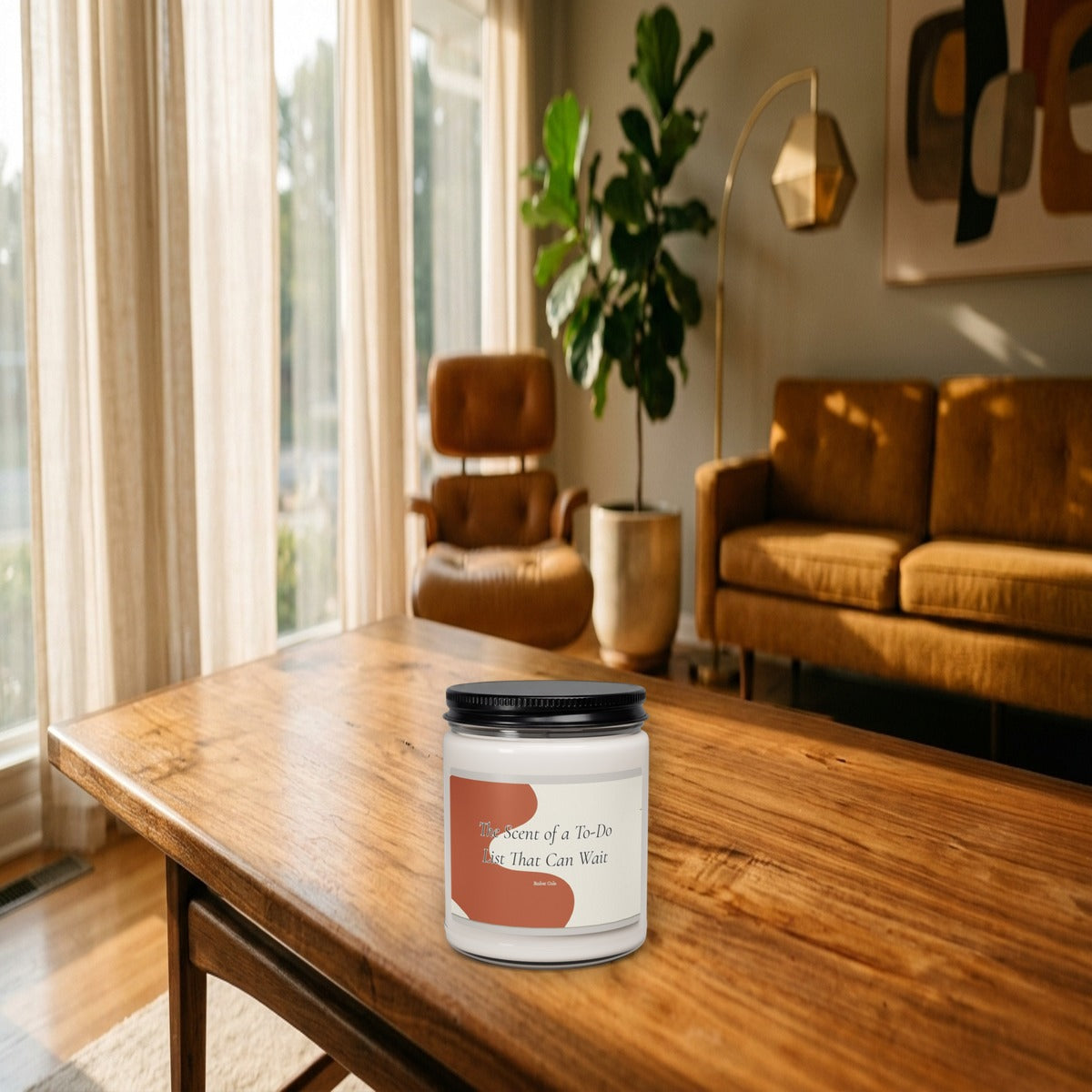 Funny Self Care Candle — Rest Gift | Soy Candle for Her — lifestyle 1