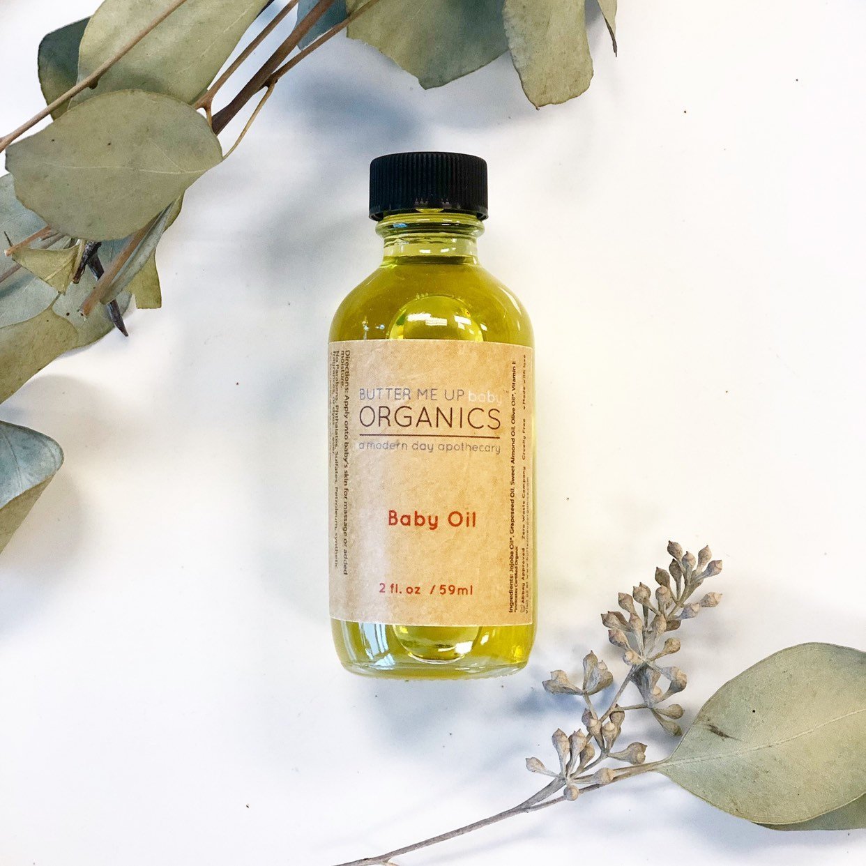 Organic Baby Oil Gentle Formula | Ember & Cole