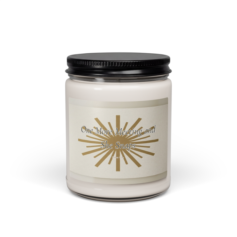 Funny Work From Home Candle — WFH Soy Candle Gift — product view