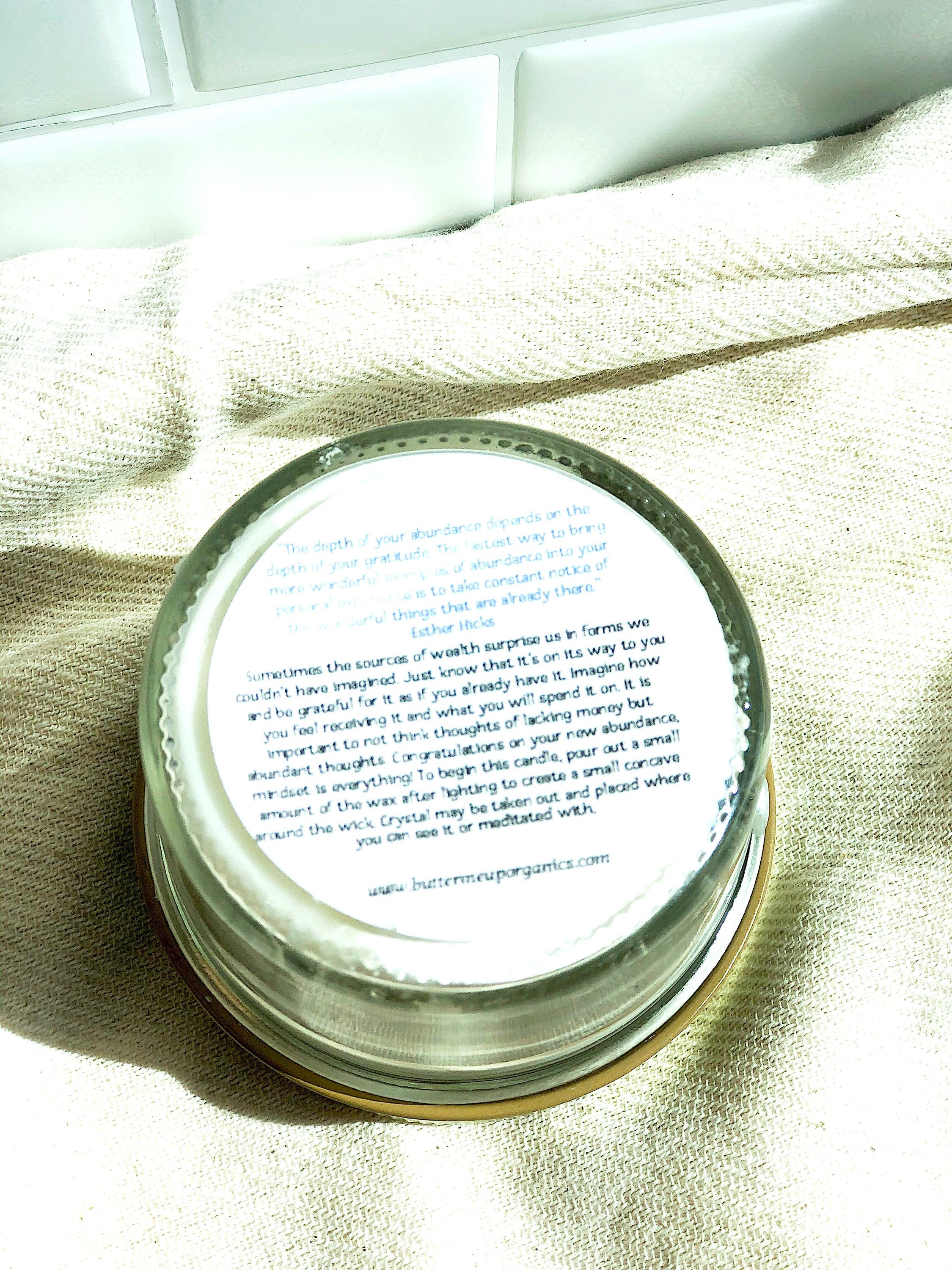 Hand-Poured Abundance Ritual Candle | Ember & Cole